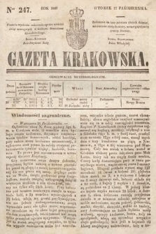 Gazeta Krakowska. 1840, nr 247