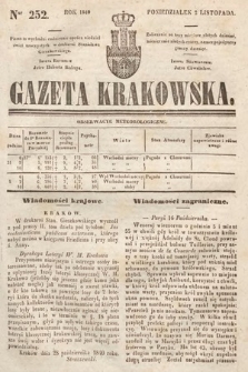 Gazeta Krakowska. 1840, nr 252