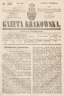 Gazeta Krakowska. 1840, nr 253