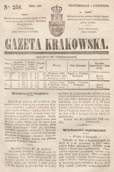 Gazeta Krakowska. 1840, nr 258