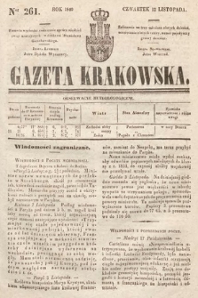 Gazeta Krakowska. 1840, nr 261