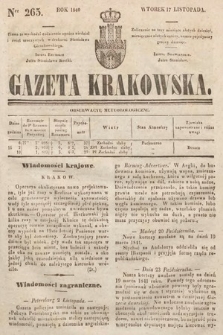 Gazeta Krakowska. 1840, nr 265
