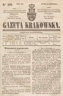Gazeta Krakowska. 1840, nr 266