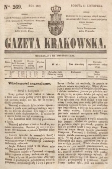 Gazeta Krakowska. 1840, nr 269