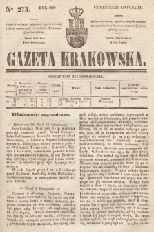 Gazeta Krakowska. 1840, nr 273