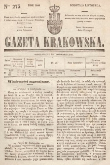 Gazeta Krakowska. 1840, nr 275
