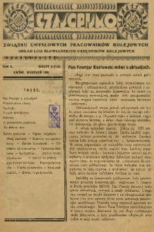 Czasopismo Związku Umysłowych Pracowników Kolejowych : organ Ligi Słowiańskich Urzędników Kolejowych. R. 10, 1934, nr 3