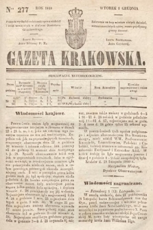 Gazeta Krakowska. 1840, nr 277