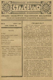 Czasopismo Związku Umysłowych Pracowników Kolejowych : organ Ligi Słowiańskich Urzędników Kolejowych. R. 11, 1935, nr 7