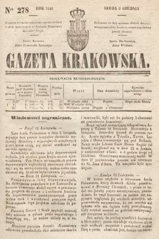 Gazeta Krakowska. 1840, nr 278