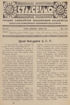 Czasopismo Związku Umysłowych Pracowników Kolejowych : organ Ligi Słowiańskich Urzędników Kolejowych. R. 12, 1936, nr 6