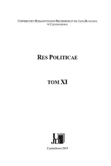 Res Politicae. T. 11 (2019)