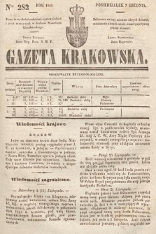 Gazeta Krakowska. 1840, nr 282
