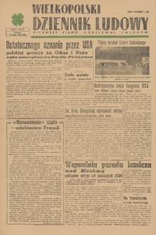 Wielkopolski Dziennik Ludowy : pierwsze pismo codzienne chłopów. R. 1, 1948, nr 14