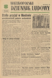 Wielkopolski Dziennik Ludowy : pierwsze pismo codzienne chłopów. R. 1, 1948, nr 22