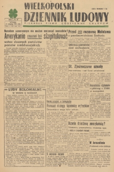 Wielkopolski Dziennik Ludowy : pierwsze pismo codzienne chłopów. R. 1, 1948, nr 34