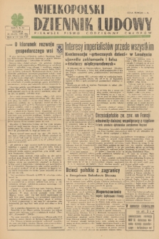 Wielkopolski Dziennik Ludowy : pierwsze pismo codzienne chłopów. R. 1, 1948, nr 39