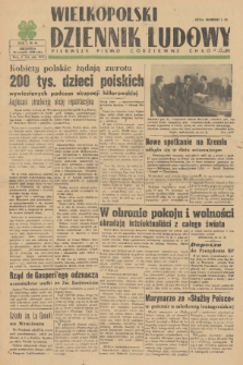Wielkopolski Dziennik Ludowy : pierwsze pismo codzienne chłopów. R. 1, 1948, nr 46