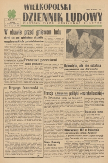 Wielkopolski Dziennik Ludowy : pierwsze pismo codzienne chłopów. R. 1, 1948, nr 49