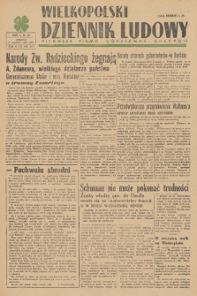 Wielkopolski Dziennik Ludowy : pierwsze pismo codzienne chłopów. R. 1, 1948, nr 52