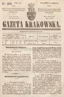 Gazeta Krakowska. 1840, nr 290