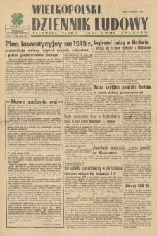 Wielkopolski Dziennik Ludowy : pierwsze pismo codzienne chłopów. R. 1, 1948, nr 67