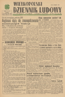 Wielkopolski Dziennik Ludowy : pierwsze pismo codzienne chłopów. R. 1, 1948, nr 72