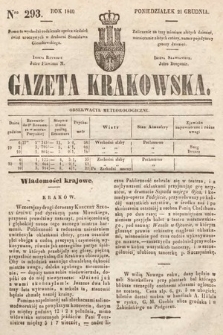 Gazeta Krakowska. 1840, nr 293