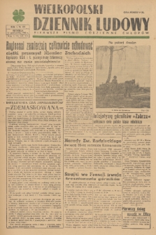 Wielkopolski Dziennik Ludowy : pierwsze pismo codzienne chłopów. R. 1, 1948, nr 109