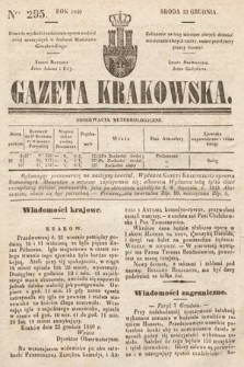 Gazeta Krakowska. 1840, nr 295