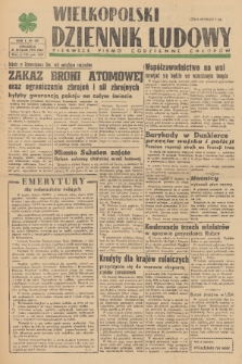 Wielkopolski Dziennik Ludowy : pierwsze pismo codzienne chłopów. R. 1, 1948, nr 129