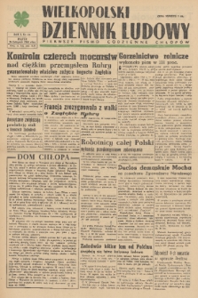 Wielkopolski Dziennik Ludowy : pierwsze pismo codzienne chłopów. R. 1, 1948, nr 134