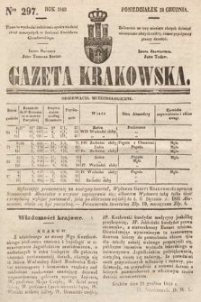 Gazeta Krakowska. 1840, nr 297