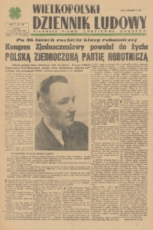 Wielkopolski Dziennik Ludowy : pierwsze pismo codzienne chłopów. R. 1, 1948, nr 155