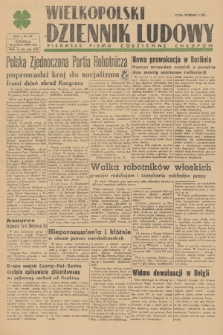 Wielkopolski Dziennik Ludowy : pierwsze pismo codzienne chłopów. R. 1, 1948, nr 157