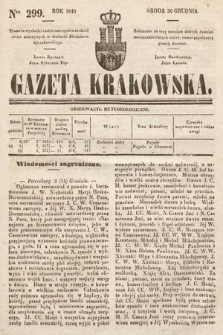 Gazeta Krakowska. 1840, nr 299