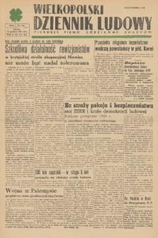 Wielkopolski Dziennik Ludowy : pierwsze pismo codzienne chłopów. R. 1, 1948, nr 164