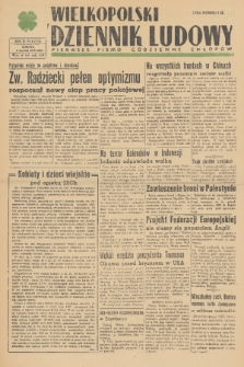 Wielkopolski Dziennik Ludowy : pierwsze pismo codzienne chłopów. R. 2, 1949, nr 6