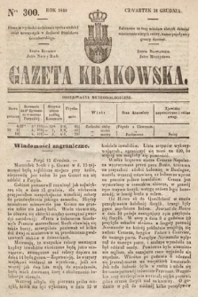 Gazeta Krakowska. 1840, nr 300