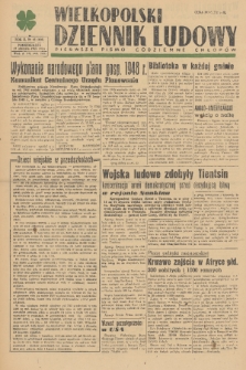 Wielkopolski Dziennik Ludowy : pierwsze pismo codzienne chłopów. R. 2, 1949, nr 15