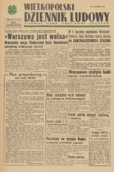 Wielkopolski Dziennik Ludowy : pierwsze pismo codzienne chłopów. R. 2, 1949, nr 17