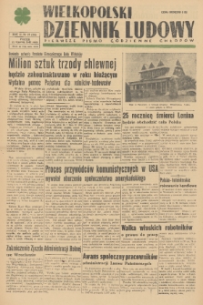 Wielkopolski Dziennik Ludowy : pierwsze pismo codzienne chłopów. R. 2, 1949, nr 19