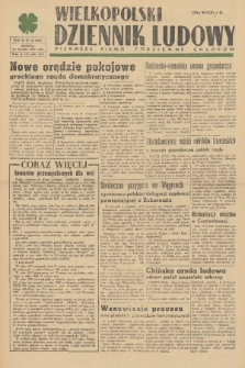 Wielkopolski Dziennik Ludowy : pierwsze pismo codzienne chłopów. R. 2, 1949, nr 27