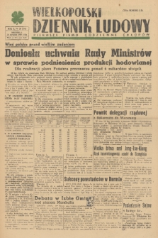 Wielkopolski Dziennik Ludowy : pierwsze pismo codzienne chłopów. R. 2, 1949, nr 28