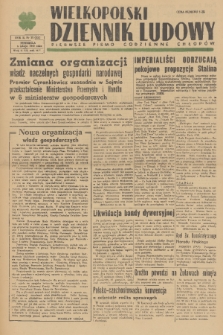 Wielkopolski Dziennik Ludowy : pierwsze pismo codzienne chłopów. R. 2, 1949, nr 35