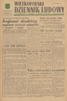 Wielkopolski Dziennik Ludowy : pierwsze pismo codzienne chłopów. R. 2, 1949, nr 57