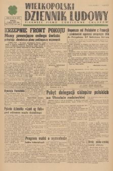 Wielkopolski Dziennik Ludowy : pierwsze pismo codzienne chłopów. R. 2, 1949, nr 62