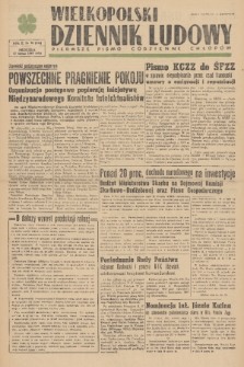 Wielkopolski Dziennik Ludowy : pierwsze pismo codzienne chłopów. R. 2, 1949, nr 70