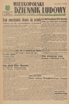 Wielkopolski Dziennik Ludowy : pierwsze pismo codzienne chłopów. R. 2, 1949, nr 82