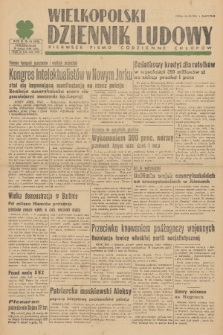 Wielkopolski Dziennik Ludowy : pierwsze pismo codzienne chłopów. R. 2, 1949, nr 85